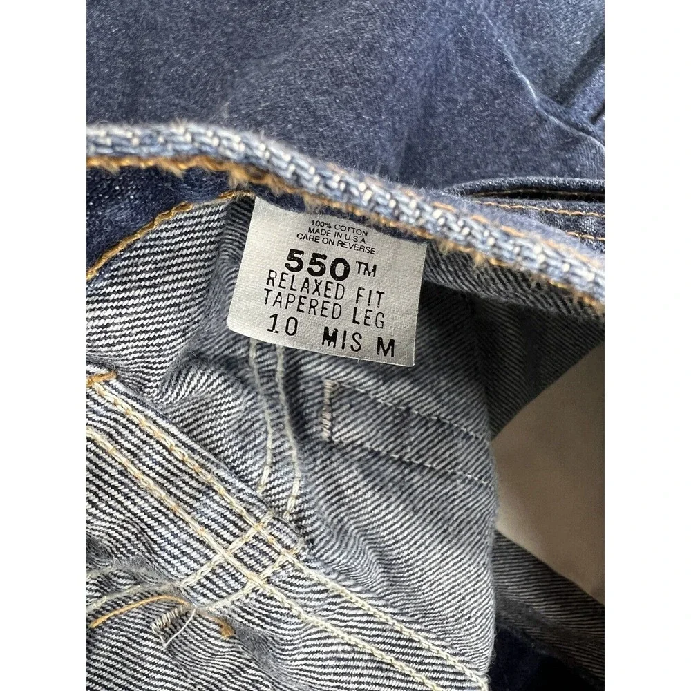 Levis 550 Jeans Womens 10M High Rise Mom‎ Relaxed Blue Denim Vintage